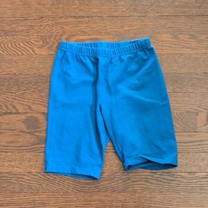 Hanna Andersson Basic Biker Blue Shorts